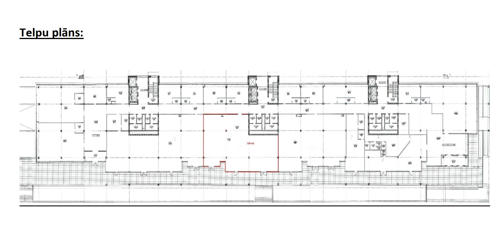 Telpu noma 330 m2, Vienības gatvē 109