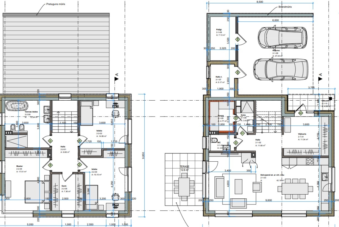 Apbūves gabali Cēres ielā 52, 52A, 52B