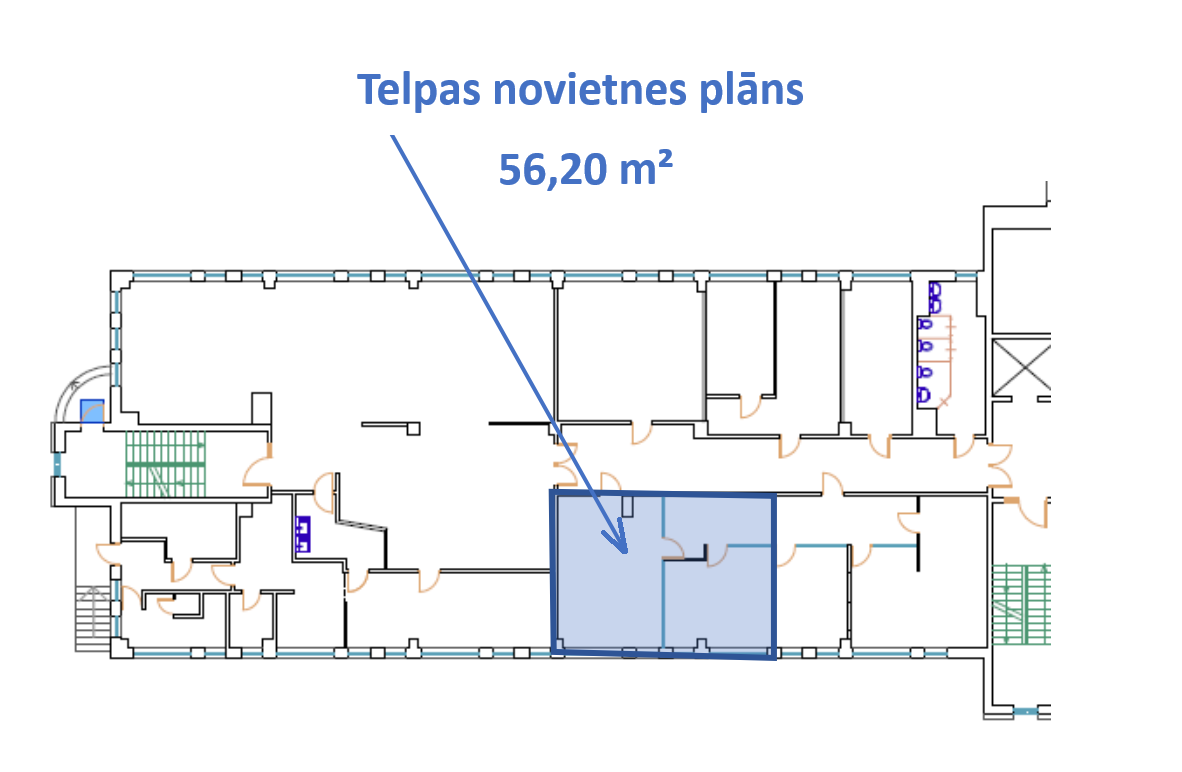 Screenshot 2025-07-09 142108 Biroja telpas 56 m2 Ulbrokas ielā 23