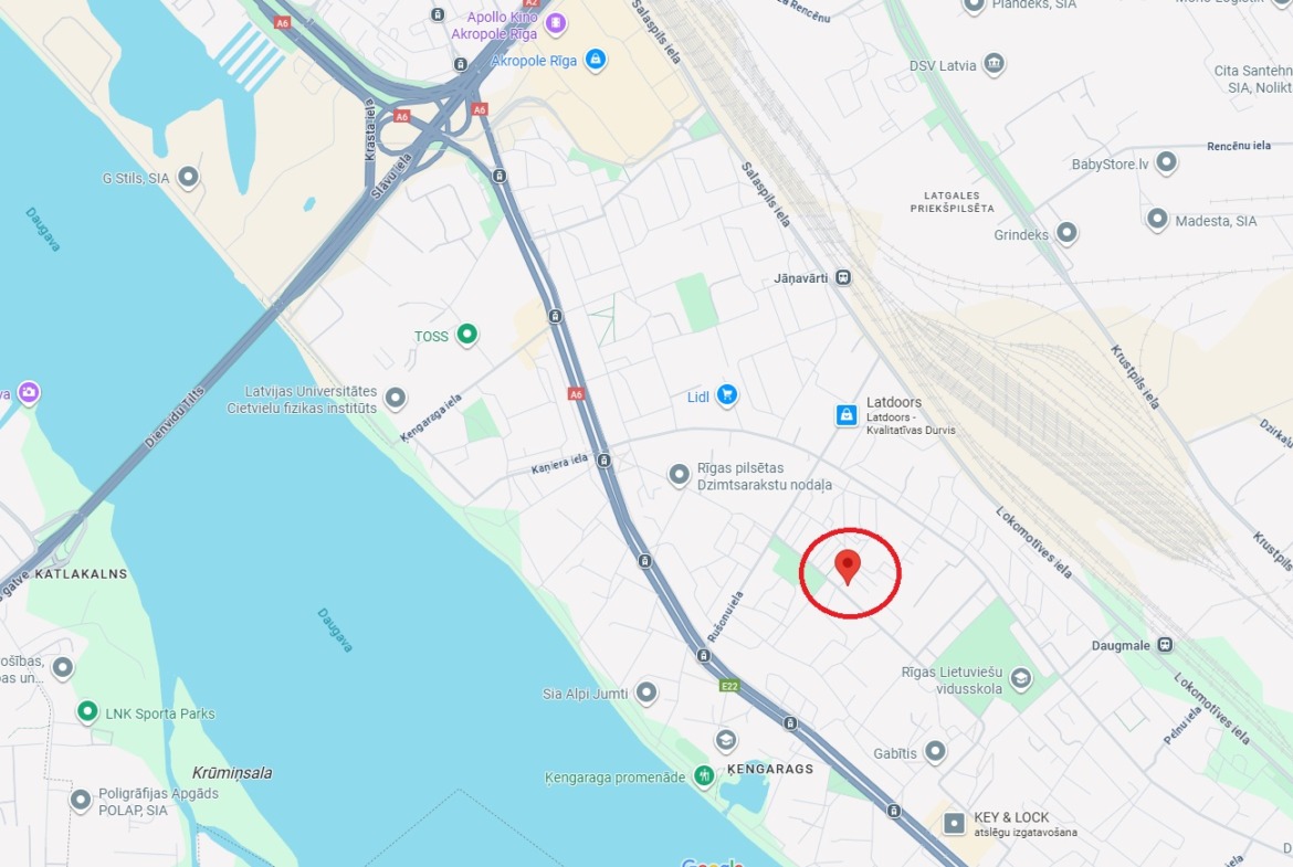 Sporta telpu kompleks Aglonas ielā