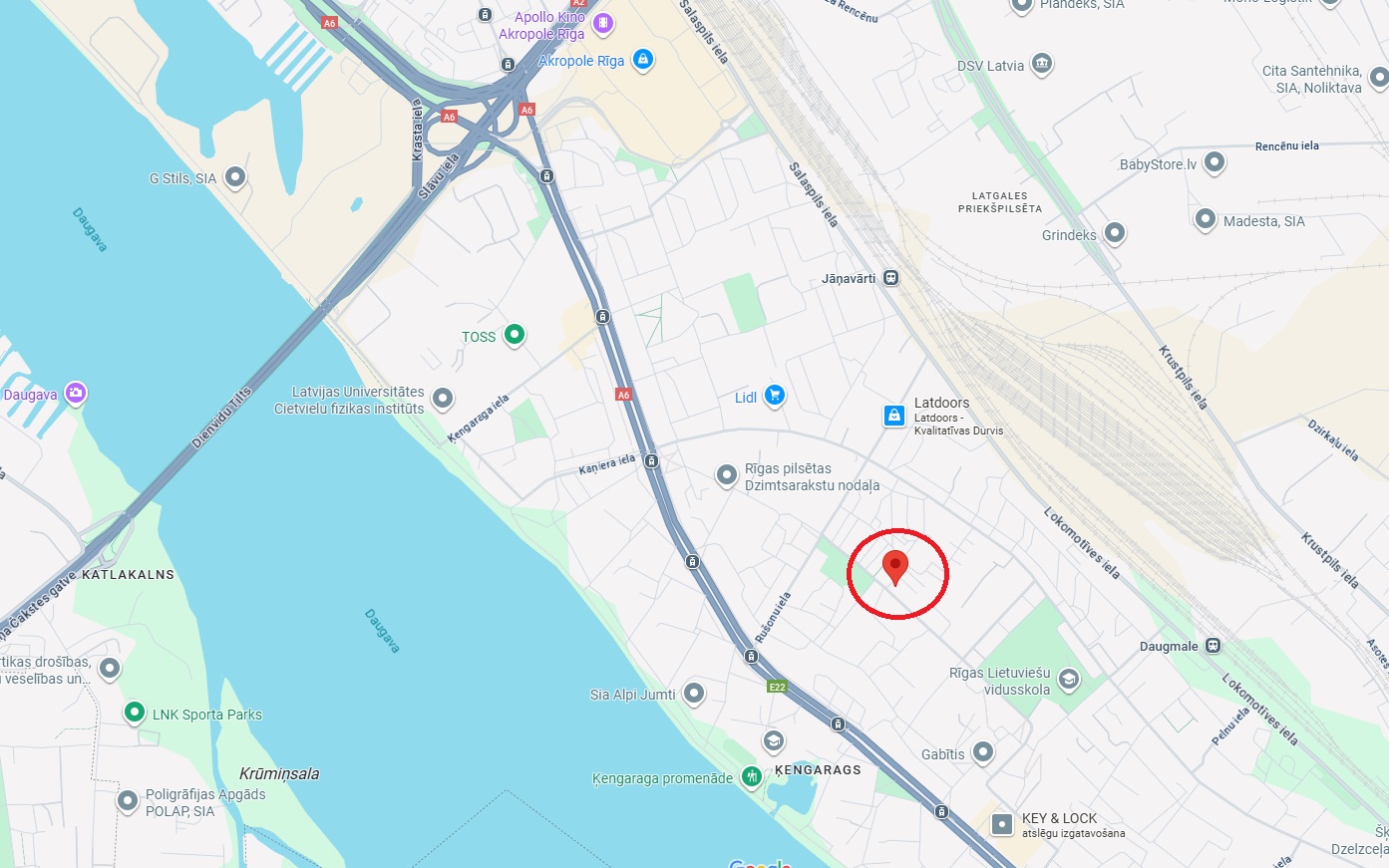 Sporta telpu kompleks Aglonas ielā