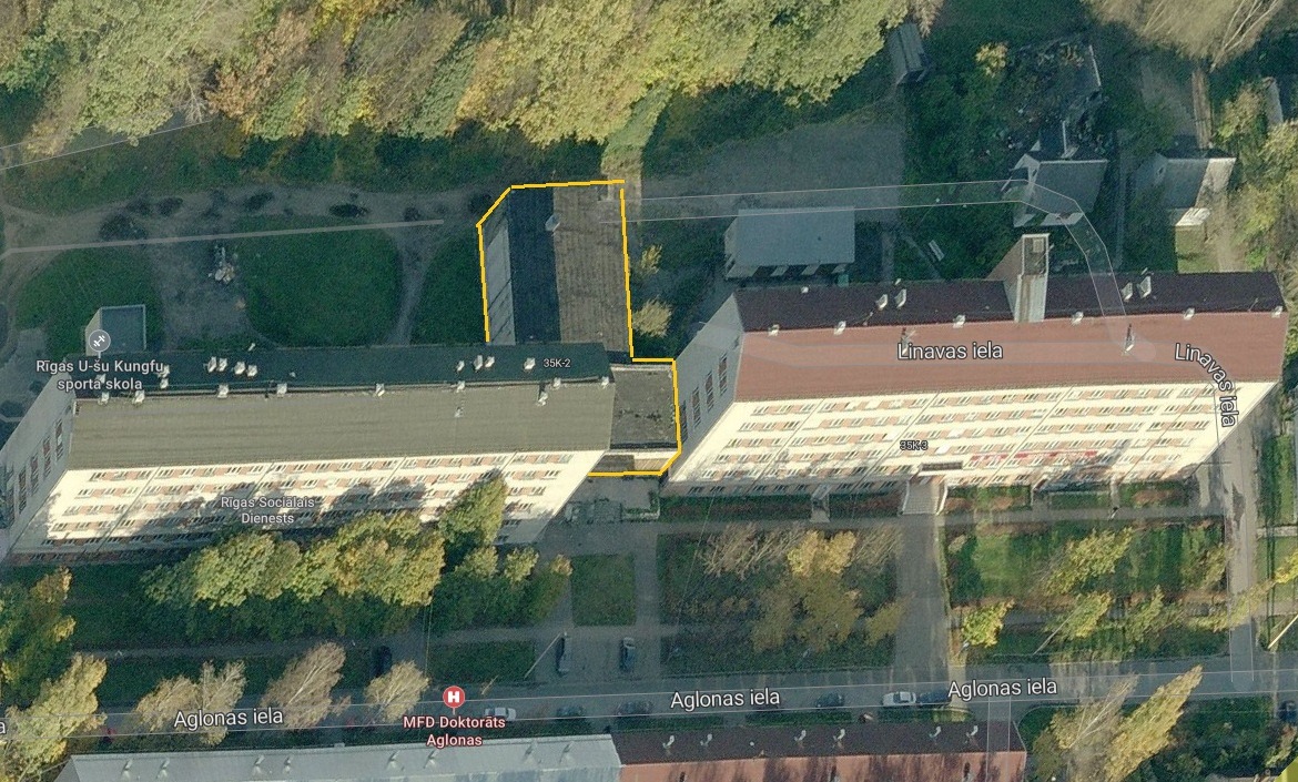 Sporta telpu kompleks Aglonas ielā