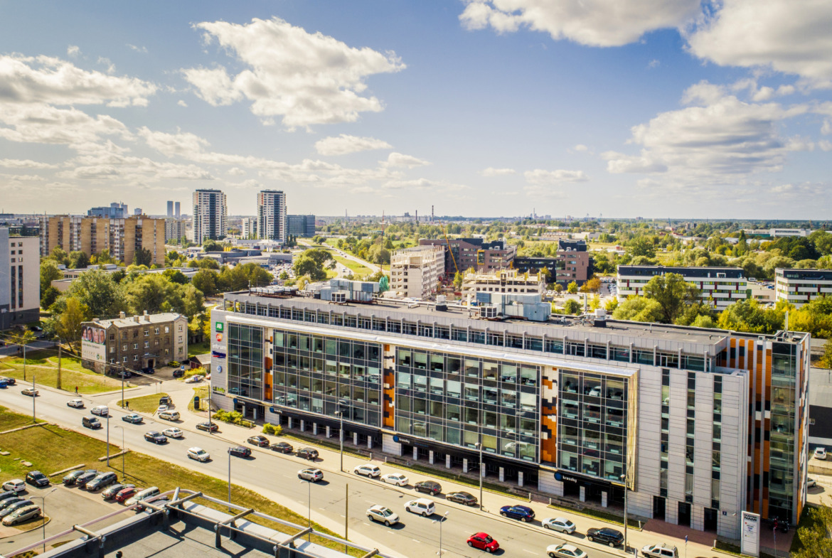Biroja telpas 190 m2 Skanstes city