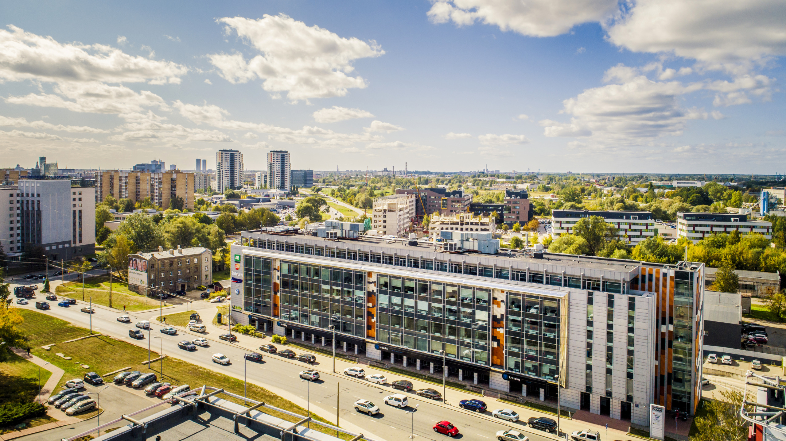 Biroja telpas 190 m2 Skanstes city