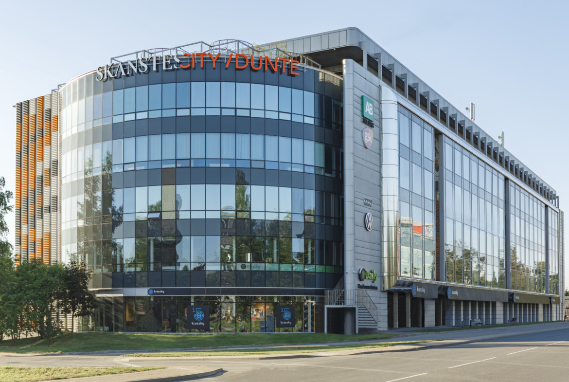 Biroja telpas 190 m2 Skanstes city
