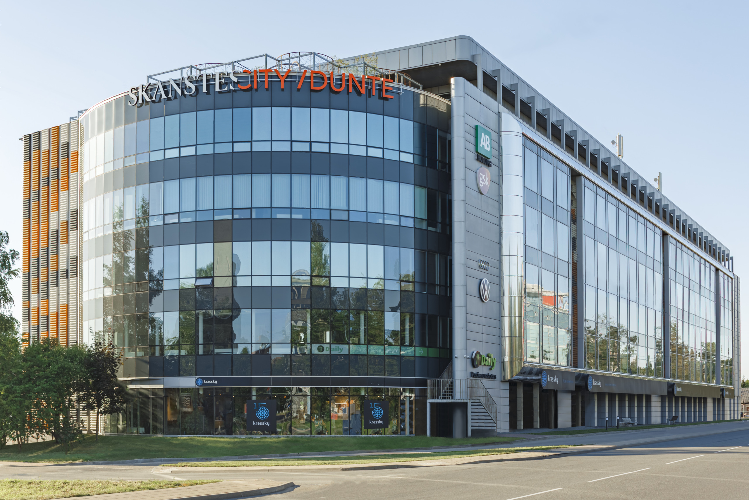 Biroja telpas 190 m2 Skanstes city