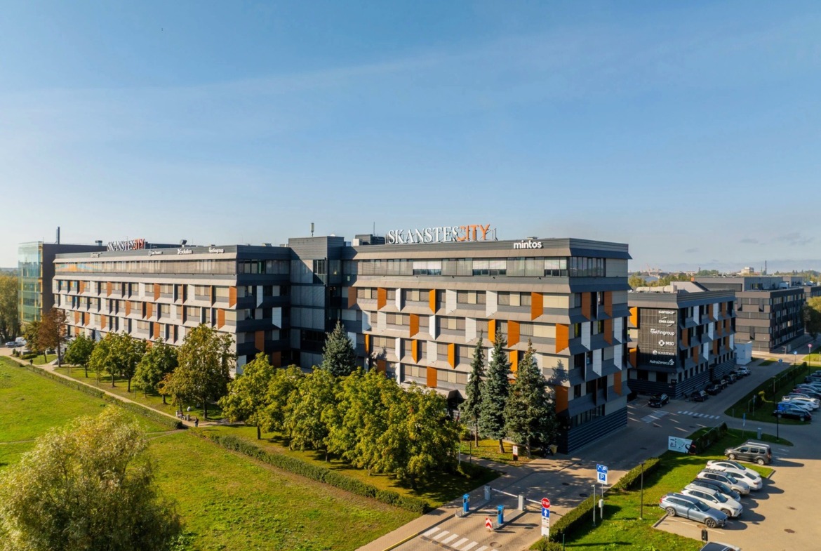 Biroja telpas 86 m2 Skanstes city