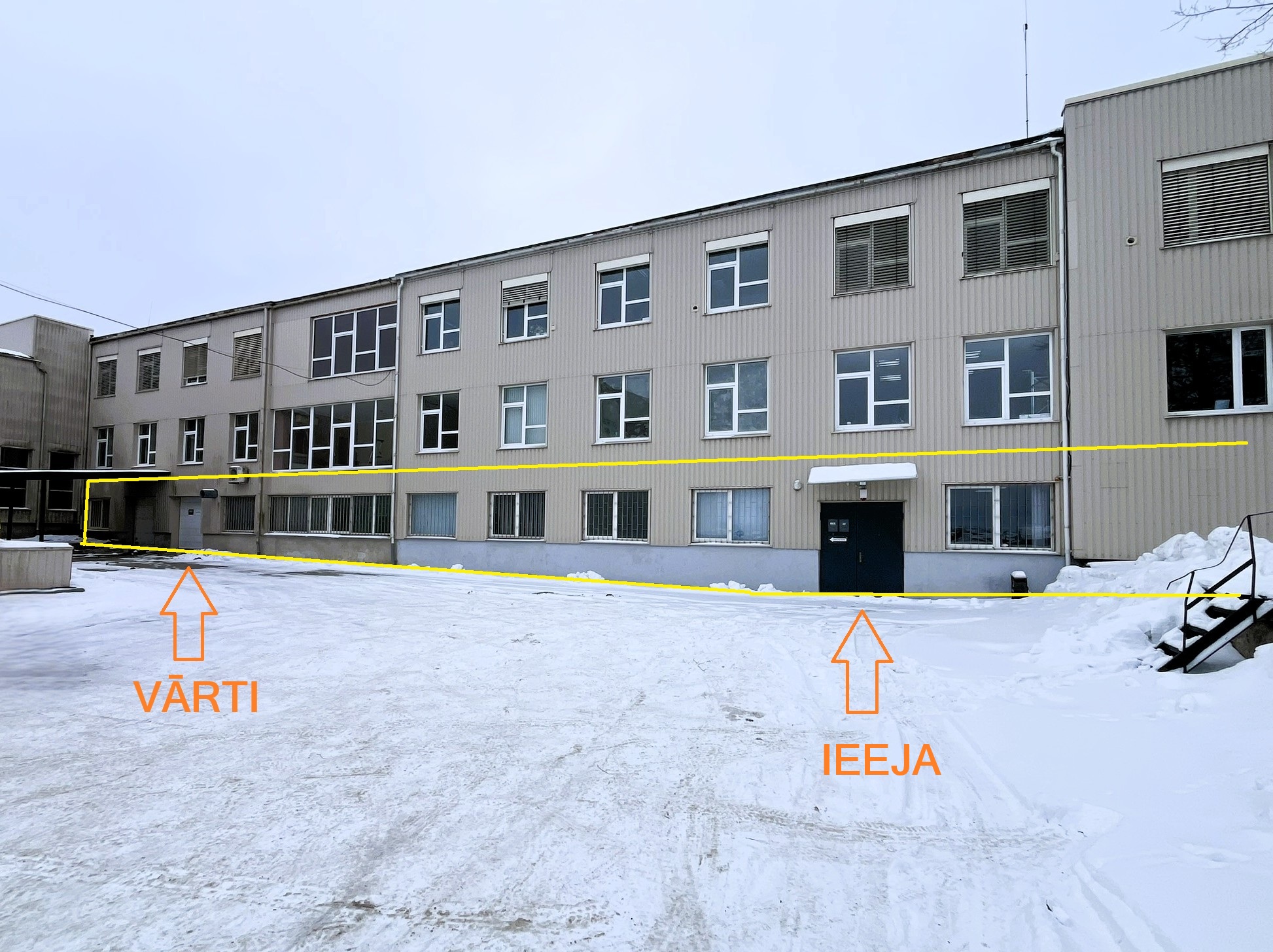 Iznomā biroja/noliktavas telpas Gāles ielā 27 Siguldā