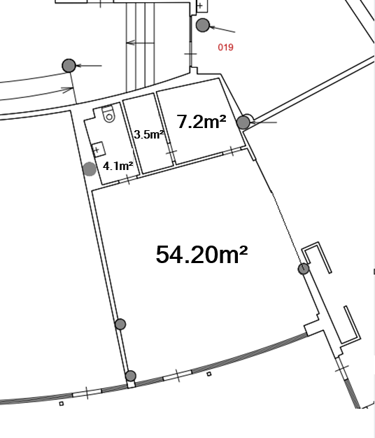 Biroja telpas 69m2 Astras ielā 1C