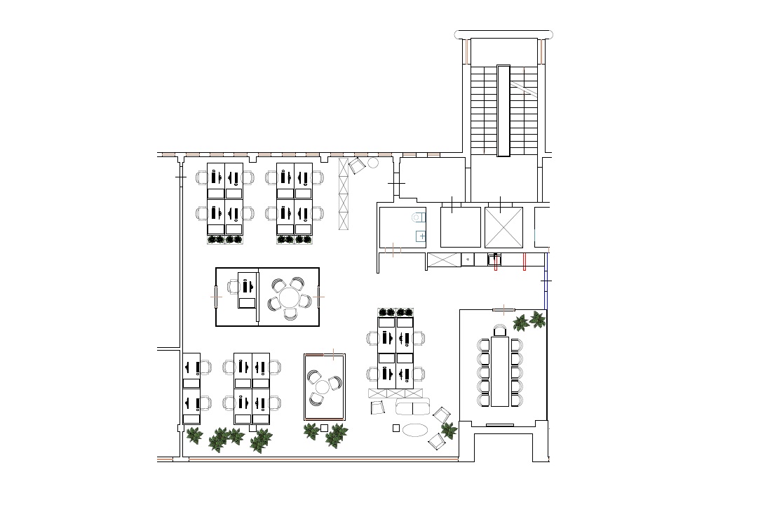Biroja telpas 197 m2 Skanstes city
