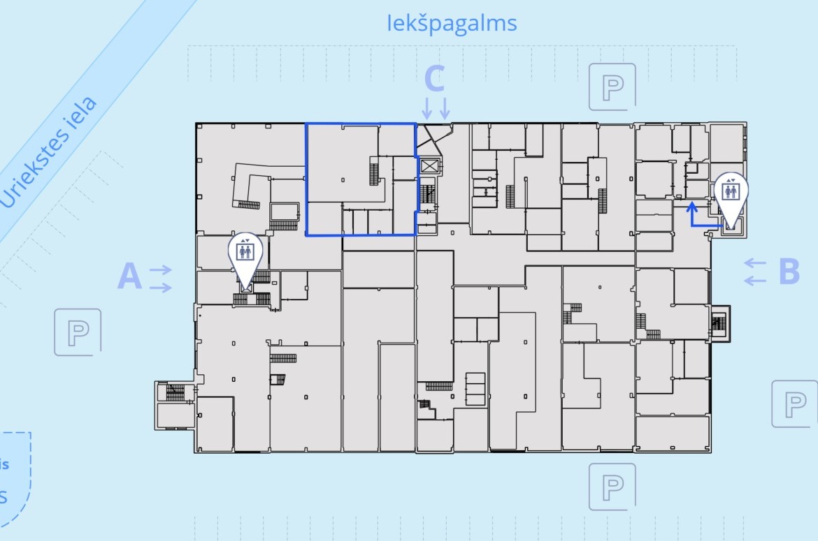 Biroju telpu noma Uriekstes2a 485m2