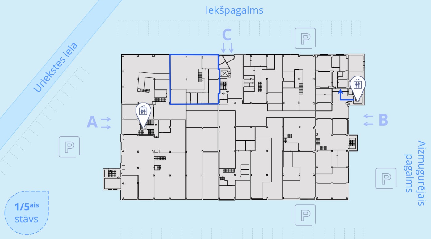 Biroju telpu noma Uriekstes2a 485m2