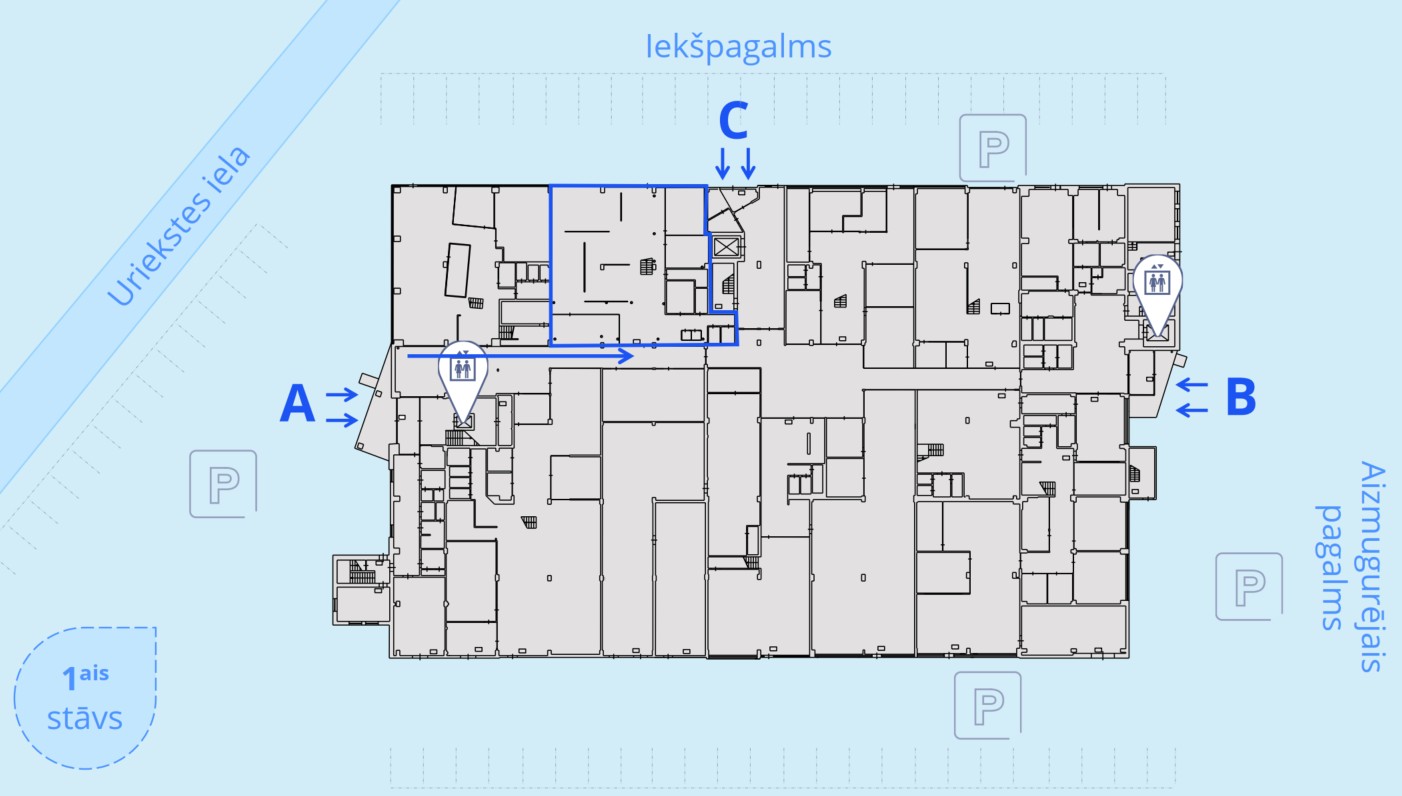 Biroju telpu noma Uriekstes2a 485m2