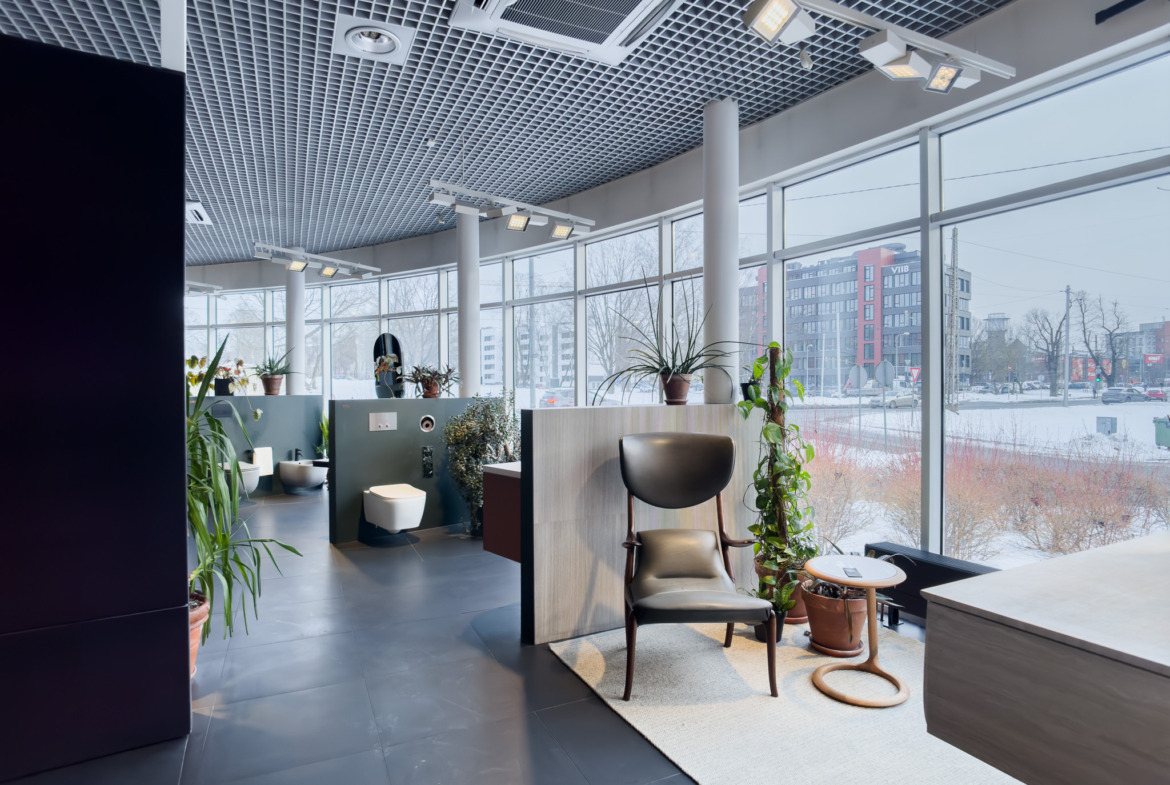 Komerctelpas 200 m2 showroom telpas Rīgā Skanstes City